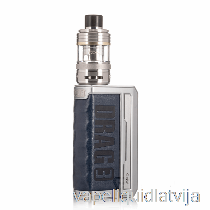 Voopoo Drag 3 177w Starta Komplekts [tpp-x] Silver Dream Blue Vape šķidrums